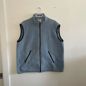 Vintage XL baby blue fleece Vest